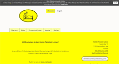 Desktop Screenshot of hotelleiner.com